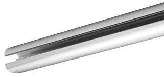 C.R. Laurence CRL 60&quot; Brite Anodized Hydroslide Sliding Shower Door Upper Track | HYD60BA