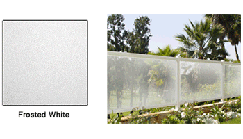 CRL Glass Decorative Film 48&quot; x 8 ft. Frosted White Pattern | KPE20148 | KPE20148
