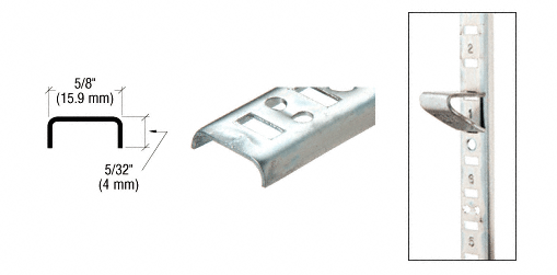Shelf Hardware - Shelf Standard, Heavy Duty, in Aluminum 
 | KV25560
