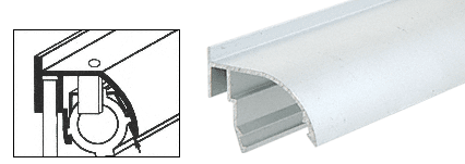C.R. Laurence CRL Satin Anodized 4&#39; Reflector Assemblies for Wood End Showcases | L251A4