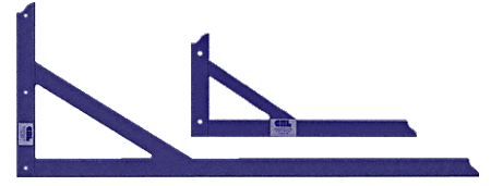 C.R. Laurence CRL 60&quot; and 24&quot; Phenolic &quot;L&quot; Square Combo Set | L6024C
