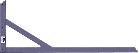 C.R. Laurence CRL 60&quot; Phenolic &quot;L&quot; Square | L60