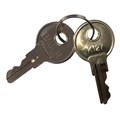 Gordon Glass&#174; Bauer K127 Replacement Keys for T-Handles, Camper Toppers, Camper Shells and Truck Caps - Set of Two