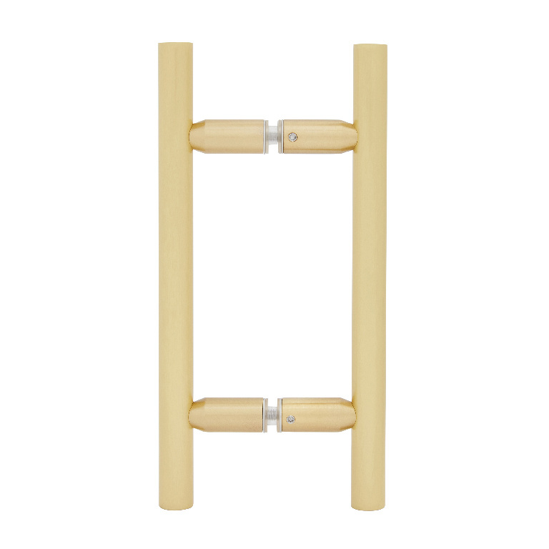 CRL Satin Brass 6&quot; Ladder Style Back-to-Back Pull Handle
 | LP6X6SB
