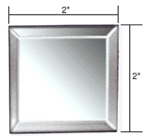 C.R. Laurence CRL Square Shape Glass Mirror Baguettes - 40 pcs | MB22S