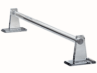 Mirart 18&quot; Acrylic Clear Towel Bar with Screw-in Clear Back Plate  | BE318C