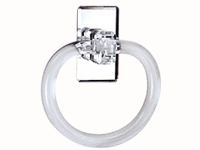 CRL 5&quot; Acrylic Mirrored Towel Ring | MTRC1 | MTRC1