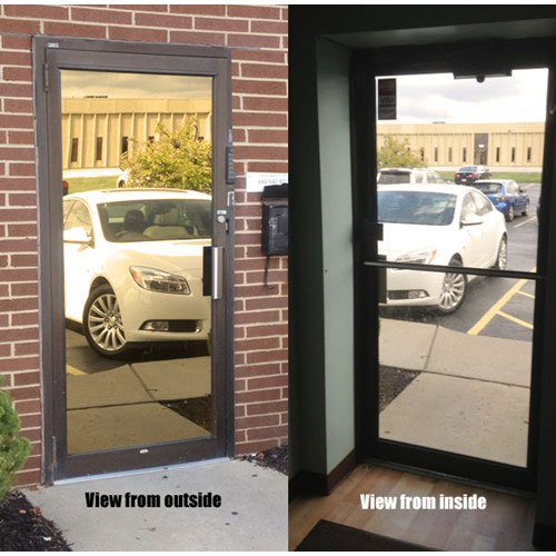 Mirrored Gold Privacy Window Film, 24&quot; x 100 ft. | GPF24100