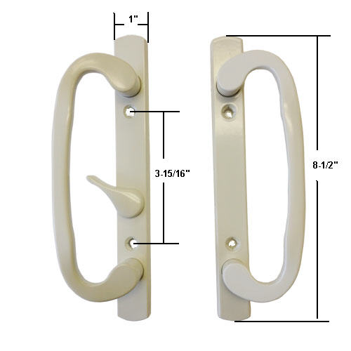 Sliding Glass Patio Door Hardware&#0058; Mortise Locks, Handles Sets, Pulls | 13245BG