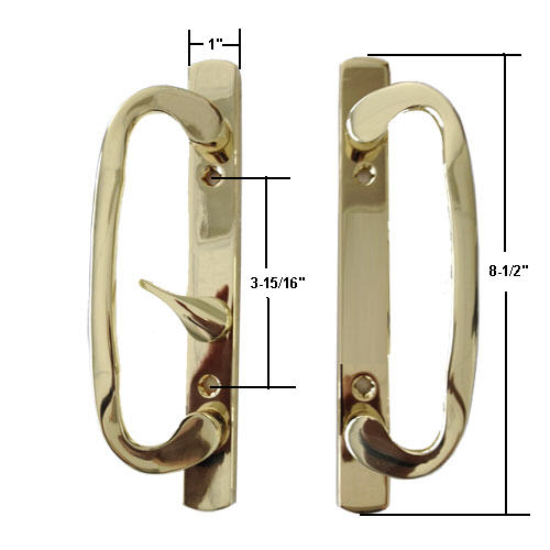 Sliding Glass Patio Door Hardware&#0058; Mortise Locks, Handles Sets, Pulls | 13245BP