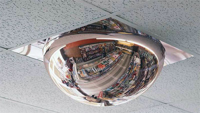 22&quot; Acrylic 360 Degree 2x2 Drop-in Full Dome Mirror | ONV36022T2