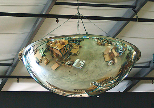 32&quot; 360 Degree Acrylic Full Dome Mirror with Hardboard Back | ONV36032HB