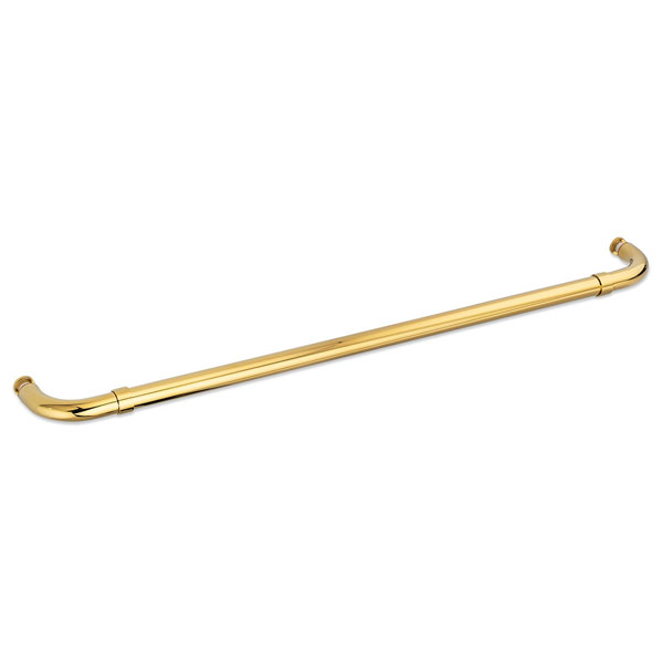 Opus II 30&quot; Cuttable Single-Sided Towel Bar without Rosettes - Polished Brass | S230SNGTBPB