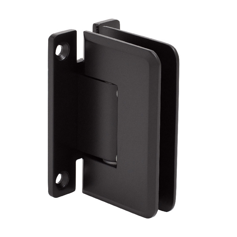 CRL Pinnacle 037 Series Oil Rub Bronze Wall Mount Full Back Plate Standard Hinge | P1N0370RB