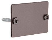C.R. Laurence CRL Duranodic Bronze Finish Two-Piece Snap In Sash End Cap  | PB015DU