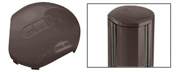 C.R. Laurence CRL AWS  Bronze 135 Degree Round Post Cap | PC135RBRZ