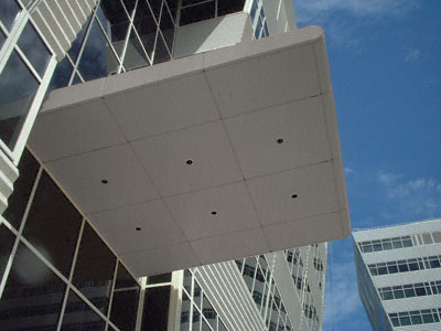 C.R. Laurence CRL Custom Brushed Stainless Premier Series Canopy Panel System | PDCN600CBS