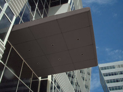 C.R. Laurence CRL Custom Bronze Anodized Premier Series Canopy Panel System | PDCN600CDU