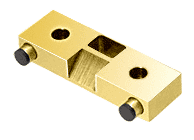 C.R. Laurence CRL Polished Brass Door Stop/Strike for Single Doors | PK1PB