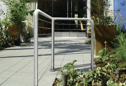C.R. Laurence CRL 1.9&quot; O.D. Schedule 40 Polished Stainless Steel &quot;Welded&quot; Post Railing System for Use With Cable Infill Panels | PRC1540PS