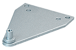 C.R. Laurence CRL Satin Aluminum Finish Parallel Arm Bracket | PR4050PABA