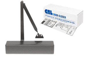 C.R. Laurence CRL PR70 Bronze Finish Adjustable Spring Power Size 1/2 to 4 Surface Mount Door Closer | PR70BFDU