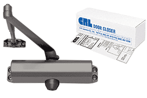 C.R. Laurence CRL PR82 Bronze Finish Barrier Free Adjustable Spring Power Size 1 to 4 Surface Mount Door Closer | PR82BFDU