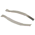 Replacement Clip for Commercial Door Astragal Seal with Weatherstripping  - Pack of 6