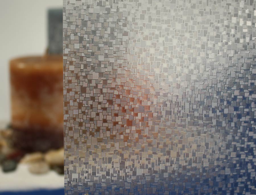 Mini Random Tiles Static Cling Window Film, 36&quot; Wide x 50 ft | REM08710436050