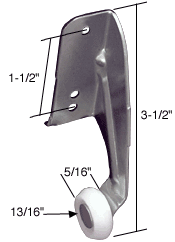 Strybuc Industries CRL Left Hand Drawer Track Roller - Package | R7141