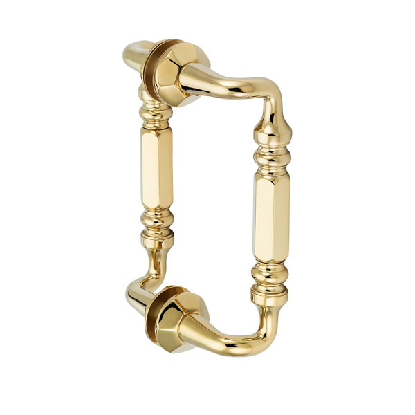 Rondo 6&quot; Back-to-Back Double Sided Pull - Polished Brass | R6DPPB