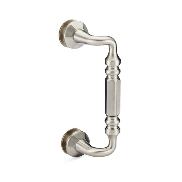 Rondo 8&quot; Center-to-Center Single Sided Offset Pull - Brushed Nickel | R8SOPBN