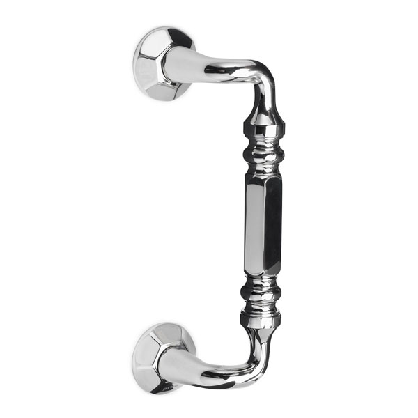 Rondo 6&quot; Center-to-Center Single Sided Offset Pull - Polished Nickel | R6SOPPN