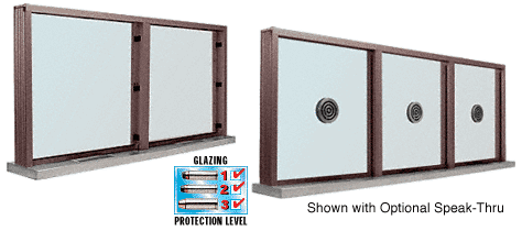 C.R. Laurence CRL Duranodic Bronze Aluminum Standard Inset Frame Multi-Lite Window | S1SWDU