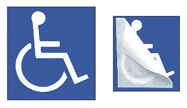 C.R. Laurence CRL Handicap Symbol Decal | SBH01H