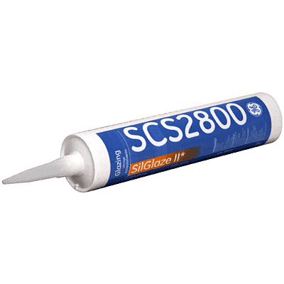 GE SilGlaze II SCS2800 Silicone Sealant - White | GE SCS2800 SilGlaze ii Silicone Glazing Sealant | SCS280224