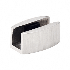 CRL Brushed Stainless Steel Door Guide for the Serenity Series Sliding Door System | SERDG2BS | SERDG2BS
