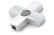 Standoff 4-Way Hub for GSO Standoffs - 1-1/4&quot; Diameter, 1/4&quot; Thickness | GSOA14H250