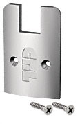 C.R. Laurence CRL Satin Anodized Low Profile Sidelite Rail Cap With Screws | SREC2SSA