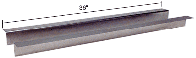 C.R. Laurence CRL 36&quot; Stainless Steel Shelf Brackets | SSSB36