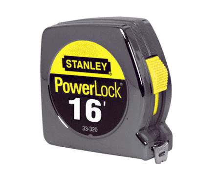 C.R. Laurence CRL 3/4&quot; 16 Foot Stanley Powerlock II Tape Rule | ST33316