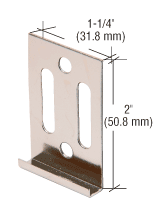 C.R. Laurence CRL Nickel Plated Vancouver Clip for 4MM Mirror - Package | SW1264