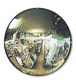 SEEALL 12&quot; Heavy-Duty Glass Indoor Convex Mirror | N12