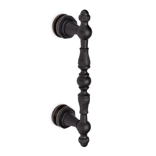 Sonata 6&quot; Center-to-Center Single-Sided Decorative Pull - Matte Black | SO6SPDMB