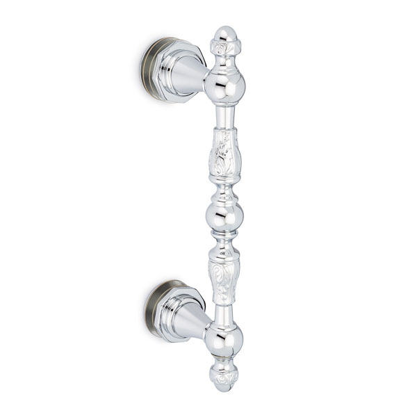 Sonata 8&quot; Center-to-Center Single-Sided Decorative Pull - Polished Chrome | SO8SPDPC