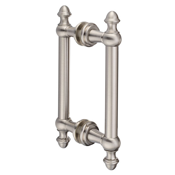 Vista 12&quot; Cuttable 3/4&quot; Diameter Double Pull - Brushed Nickel | V12DPBN