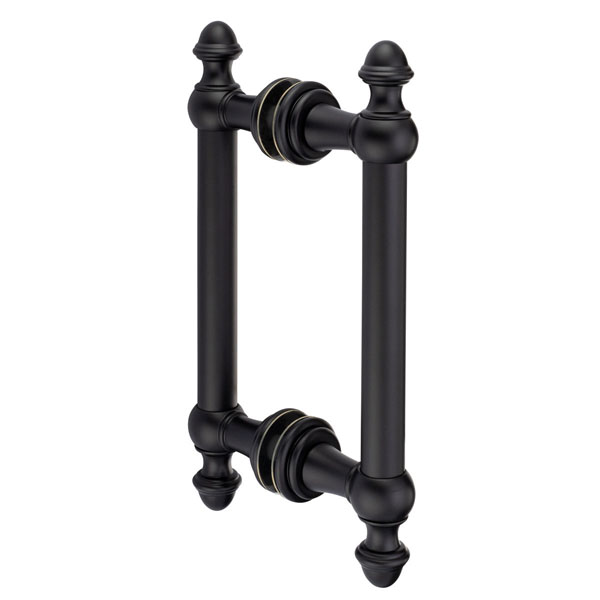 Symphony 12&quot; Back-to-Back Double Sided Pull - Matte Black | V12DPMB