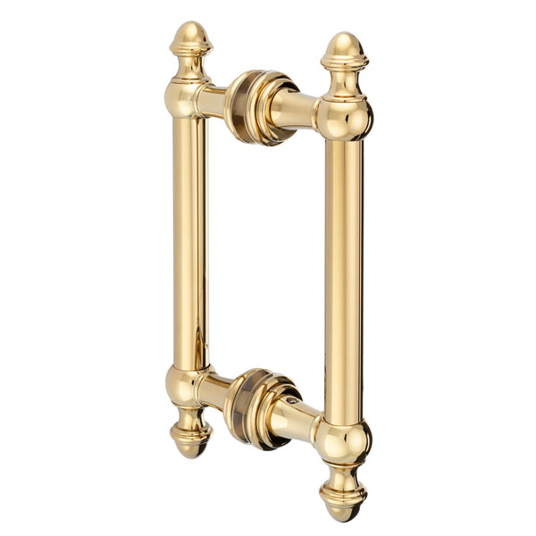 Symphony 12&quot; Back-to-Back Double Sided Pull -  Polished Brass | V12DPPB