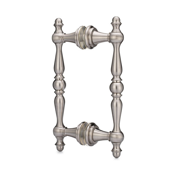 Symphony 6&quot; Back-to-Back Double Sided Decorative Pull - Brushed Nickel | S6DPDBN