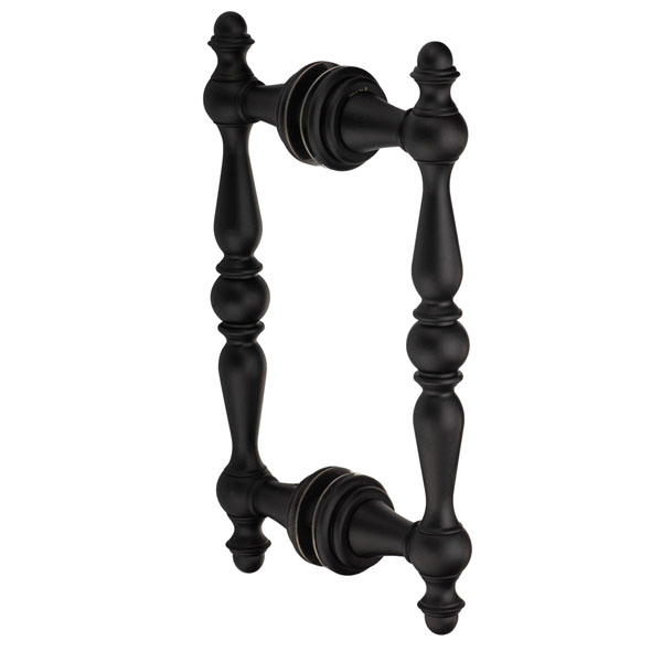 Symphony 6&quot; Back-to-Back Double Sided Decorative Pull - Matte Black | S6DPDMB